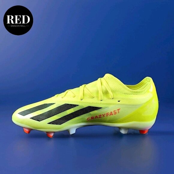 Adidas X Crazyfast Pro FG Solar Yellow Soccer Cleats IG0601 - Men\'s Size 9